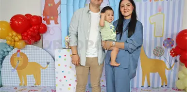 Esteban, feliz en su primer a&ntilde;ito