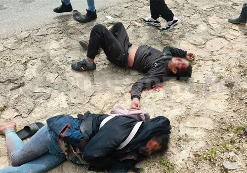 Pareja resulta malherida al accidentarse en moto