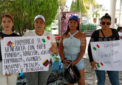 Realizan colecta de ayuda a Venezuela