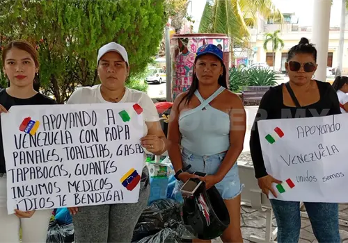 Realizan colecta de ayuda a Venezuela