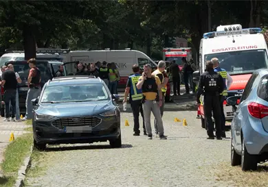 Violencia en Alemania tras balacera Violencia en Alemania tras balacera