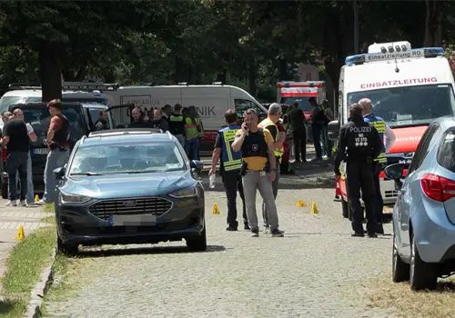 Violencia en Alemania tras balacera Violencia en Alemania tras balacera