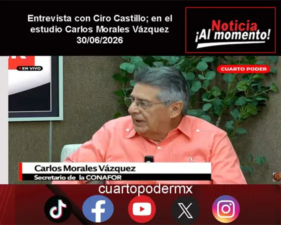 Entrevista con Ciro Castillo; en el estudio Carlos Morales V&aacute;zquez