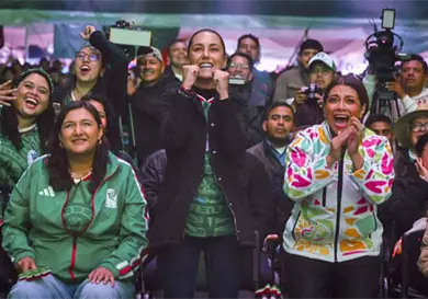 Celebra Sheinbaum victoria de México Celebra Sheinbaum victoria de México