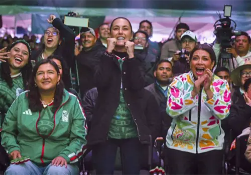 Celebra Sheinbaum victoria de M&eacute;xico