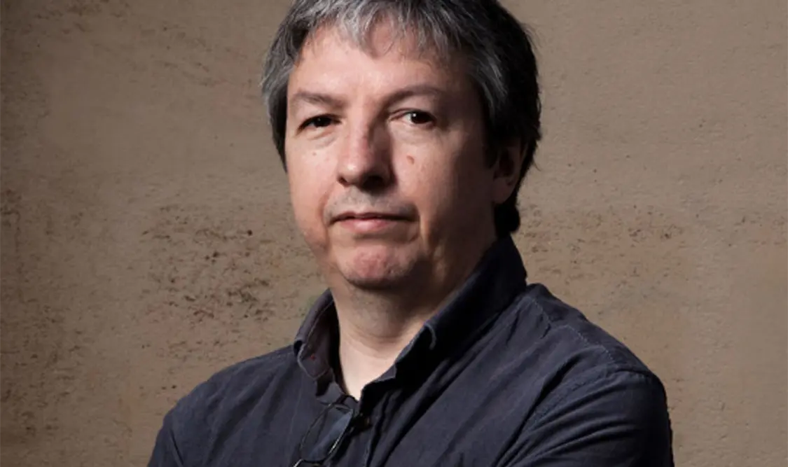 El escrito mexicano David Toscana. Cortesía
