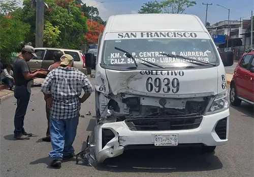 Colectivazo deja a 9 personas lesionadas