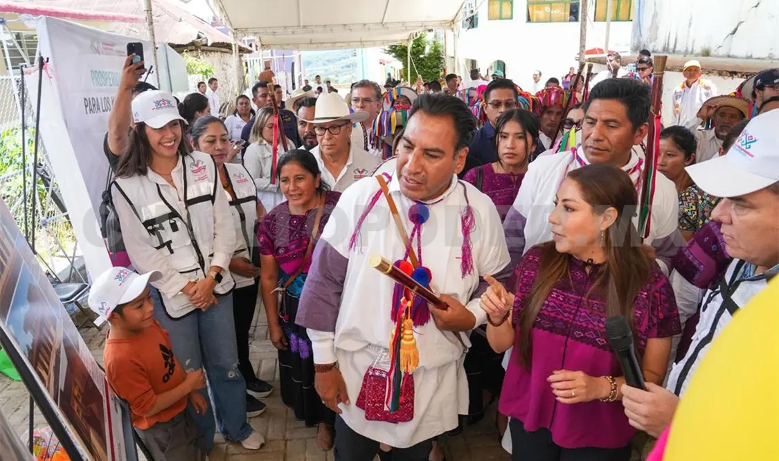 Dieron el banderazo de inicio para la construcción de la obra en Aldama. Cortesía