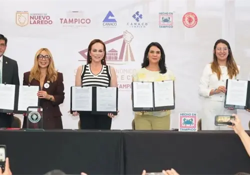 Nuevo Laredo y Tampico establecen corredor económico Nuevo Laredo y Tampico establecen corredor económico