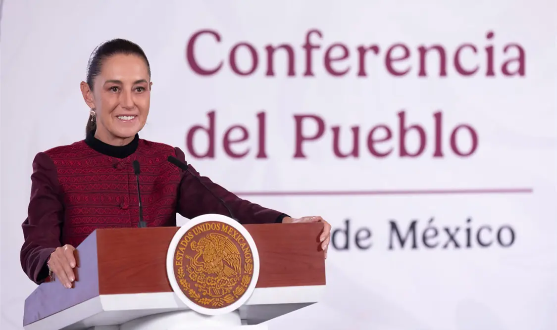 Las políticas públicas han contribuido a mejorar las condiciones de vida, resaltó la mandataria en la Mañanera. Cortesía