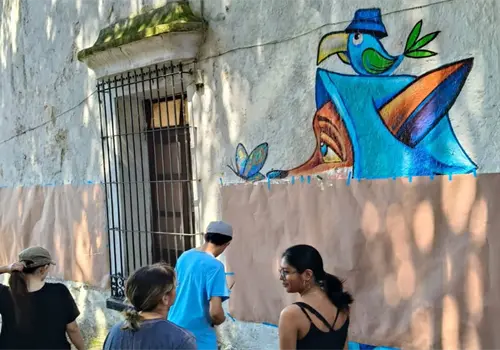 Impulsa OPLE Veracruz murales por la democracia
