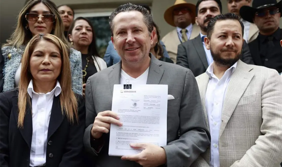 Impugna Que siga la Democracia negativa a registro