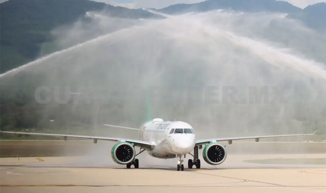 El primer vuelo aterrizó cerca de las 10:10 de la mañana. Diego Pérez / CP