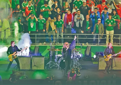 Maná sube el ánimo con show exprés Maná sube el ánimo con show exprés