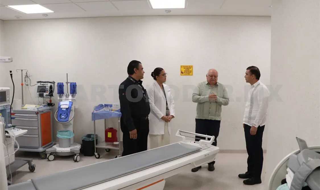 Recorrieron las áreas del hospital para conocer su funcionamiento. Cortesía