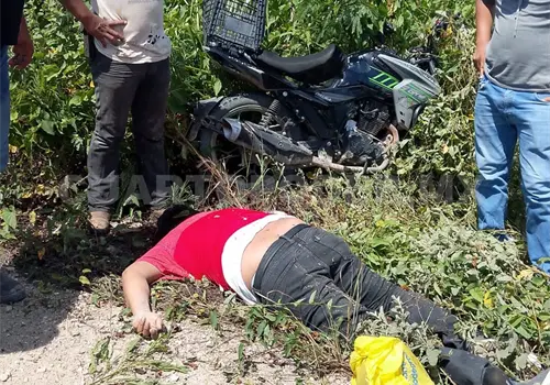 Resulta grave al derrapar en tramo hacia La Libertad