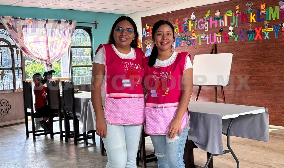 Lupita Velázquez y Lucía Maqueda, especialistas en educación infantil. CP