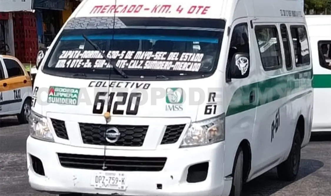 Piden frenar esta situación que prevalece en el transporte colectivo local. CP