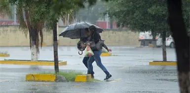 Altas temperaturas y lluvia vespertina