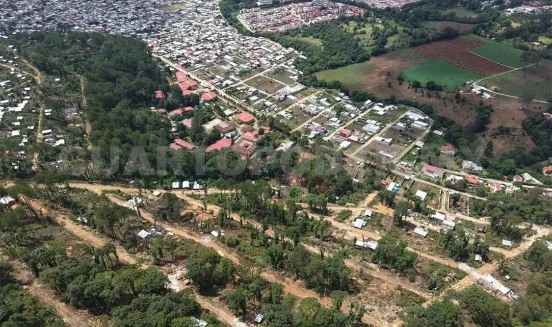 La fosa séptica fue clausurada por Profepa, ya que estaba contaminando un arroyo cercano. Cortesía