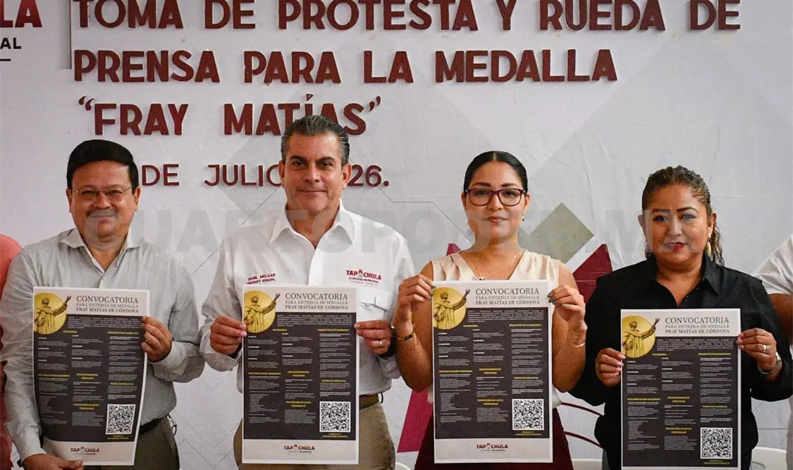 Yamil Melgar encabezó la instalación del Comité de Selección de la Medalla Fray Matías de Córdova. CP