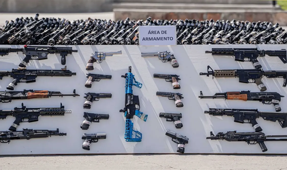 El canciller Roberto Velasco y la presidenta de México destacaron que frenar el tráfico de armas es una prioridad bilateral. Cortesía