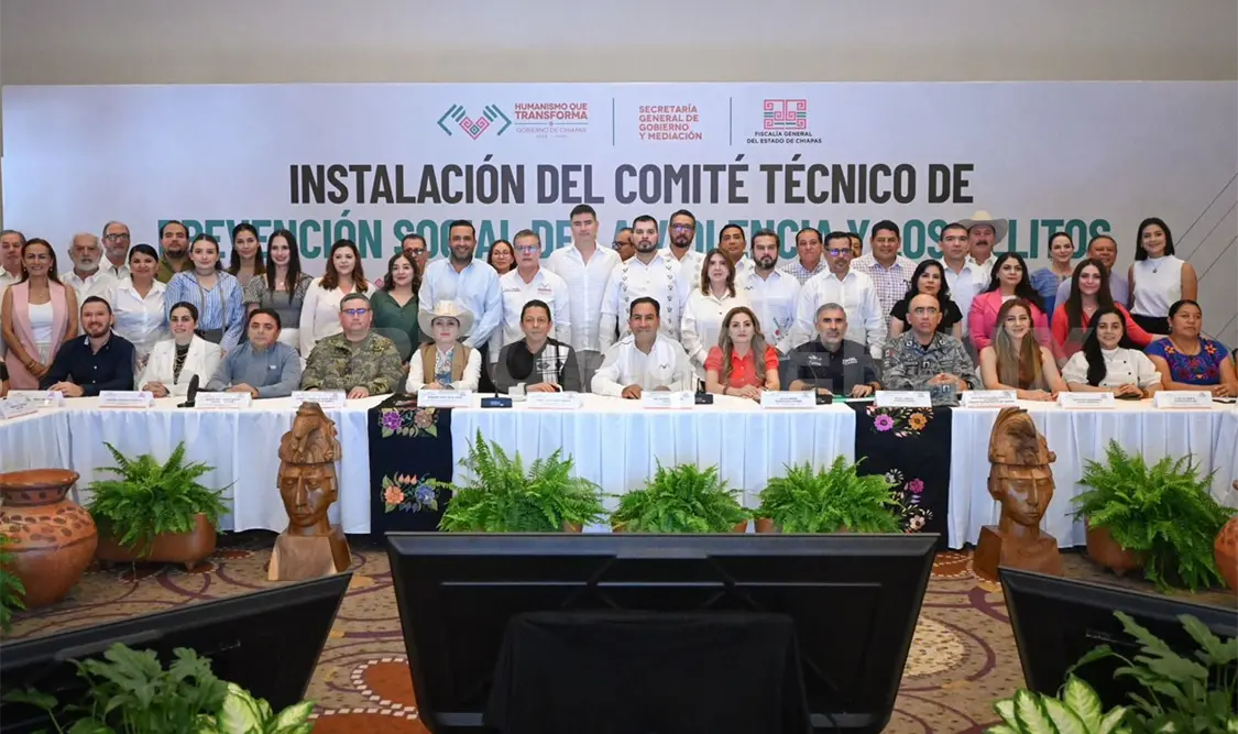 Eduardo Ramírez encabezó la instalación del Comité Estatal de Atención de las Causas y Prevención Social de la Violencia. CP