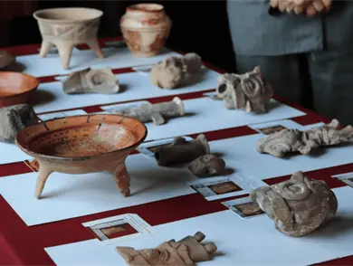 Se ha recuperado 3 mil 716 piezas arqueol&oacute;gicas: INAH