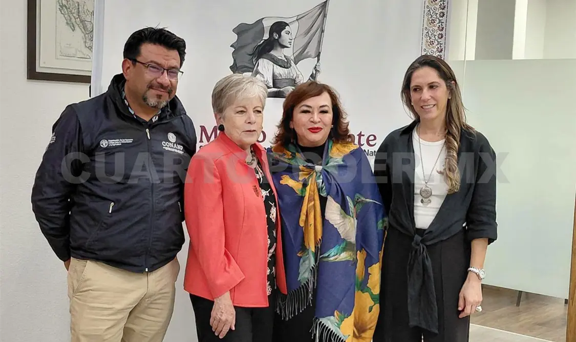 Torres Abarca, sostuvo una reunión en la Ciudad de México con la titular de la Semarnat, Alicia Bárcena Ibarra. CP