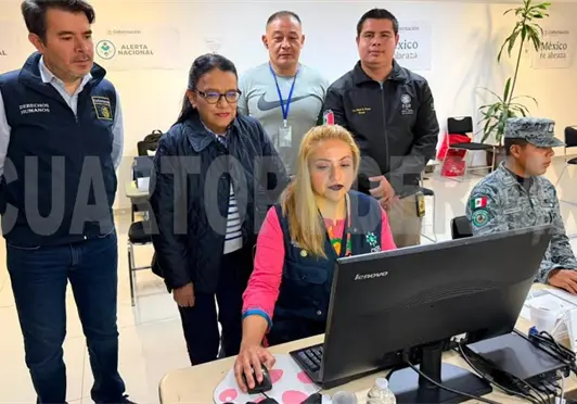 Supervisa Segob puesto de mando de Alerta de B&uacute;squeda