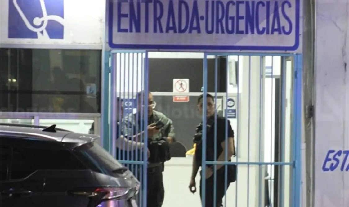Varios hombres armados ingresaron a la clínica. Cortesía