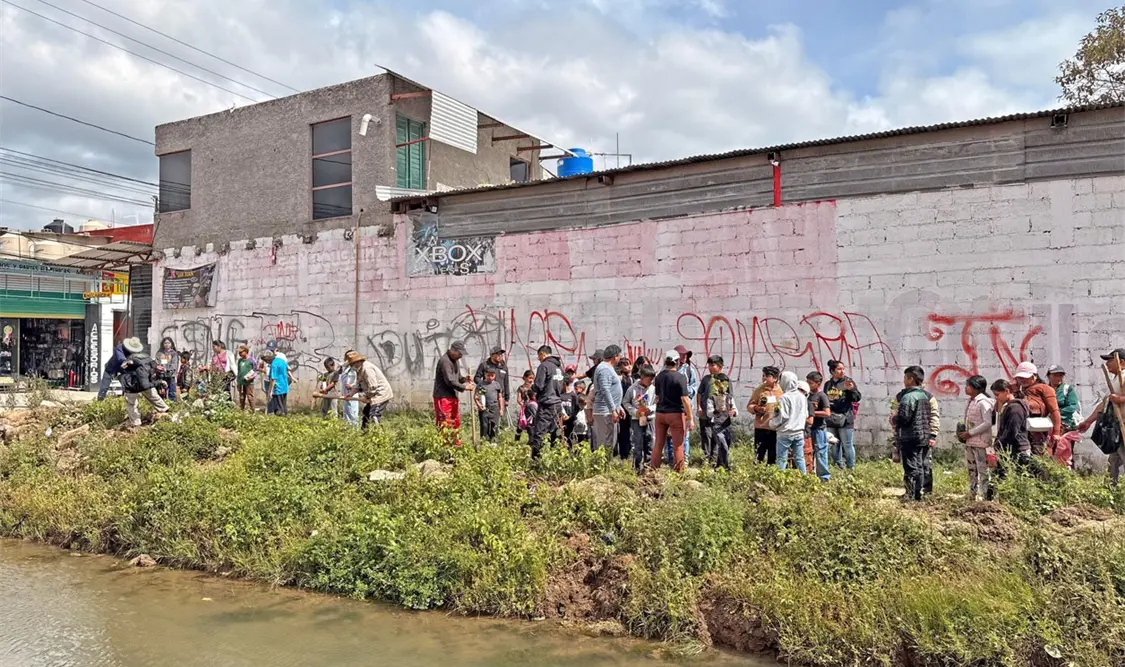 El grafiti es una de las actividades que más gusta a los pequeños. Jofiel Domínguez / CP