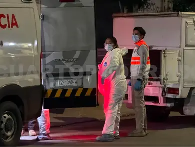 Muere en la ambulancia luego de percance vial Muere en la ambulancia luego de percance vial