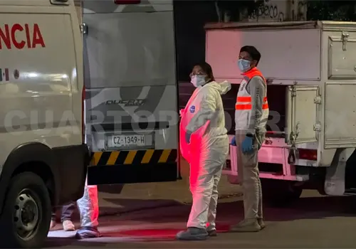 Muere en la ambulancia luego de percance vial