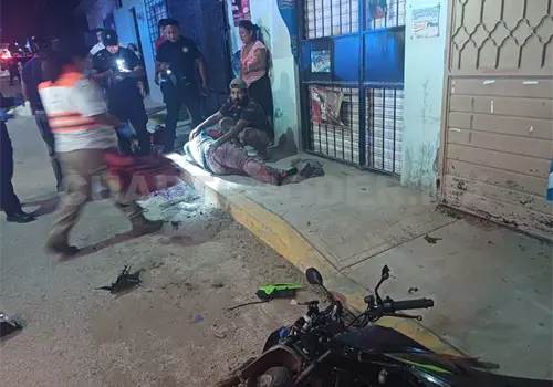 Joven se estampa contra la acera y pierde un ojo