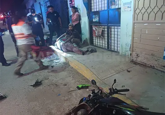 Joven se estampa contra la acera y pierde un ojo