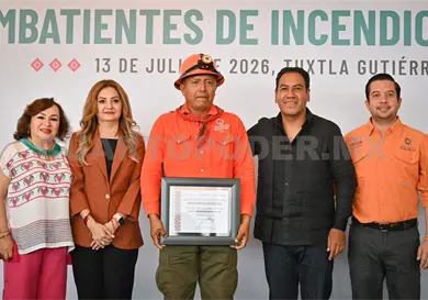 Reconoce ERA labor de combatientes forestales