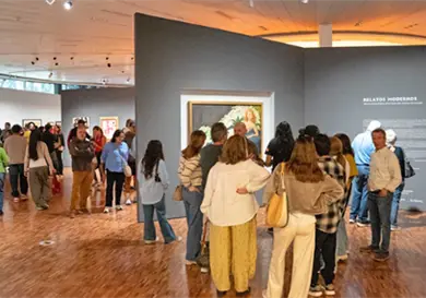 Miles visitaron "Relatos modernos"