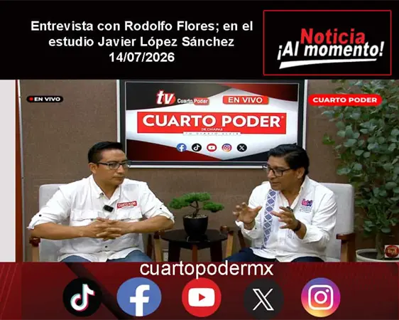 Entrevista con Rodolfo Flores; en el estudio Javier López Sánchez Entrevista con Rodolfo Flores; en el estudio Javier López Sánchez