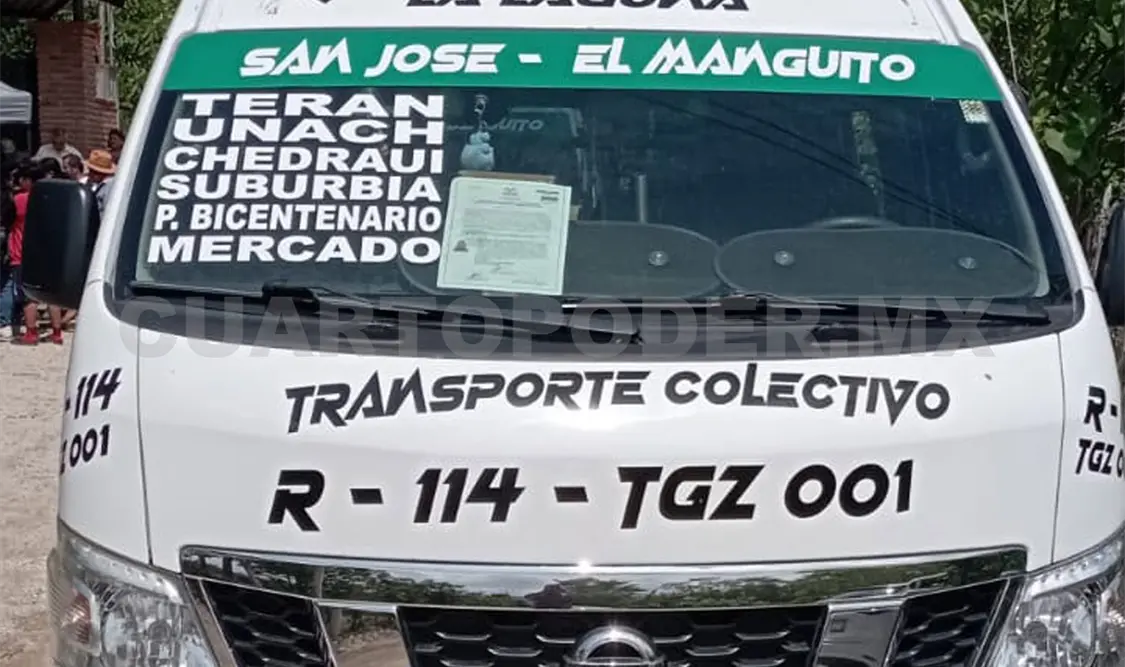 Unidades particulares circulan ahora en la ruta 114. CP