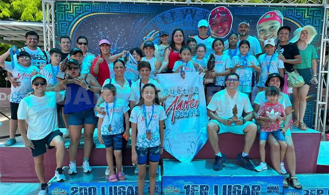 Acuática Master Center acumuló 211 puntos y obtuvo el segundo lugar general de entre 42 clubes participantes. Agencias
