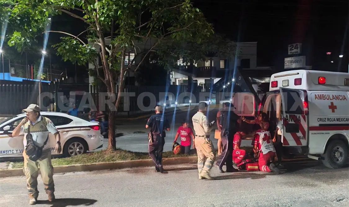 Las lesionadas graves fueron atendidas por socorristas de la Cruz Roja y trasladadas al hospital general de Palenque. Cortesía