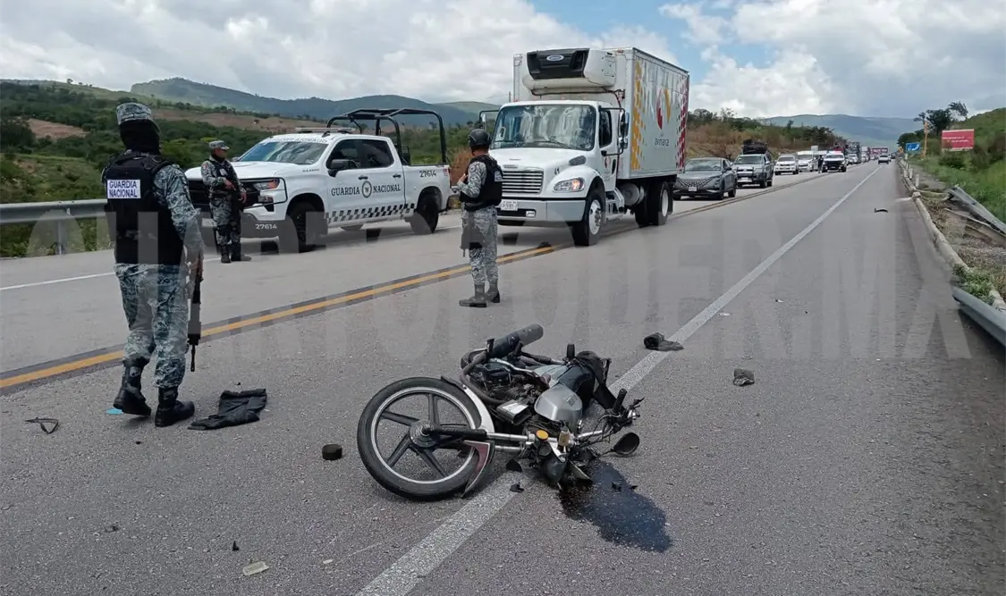Fallece motociclista en un fatal encontronazo
