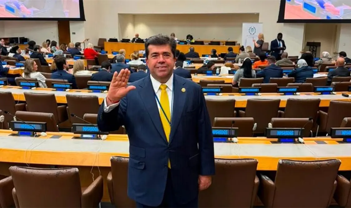 Asiste Pedro Haces al Foro Parlamentario en la ONU