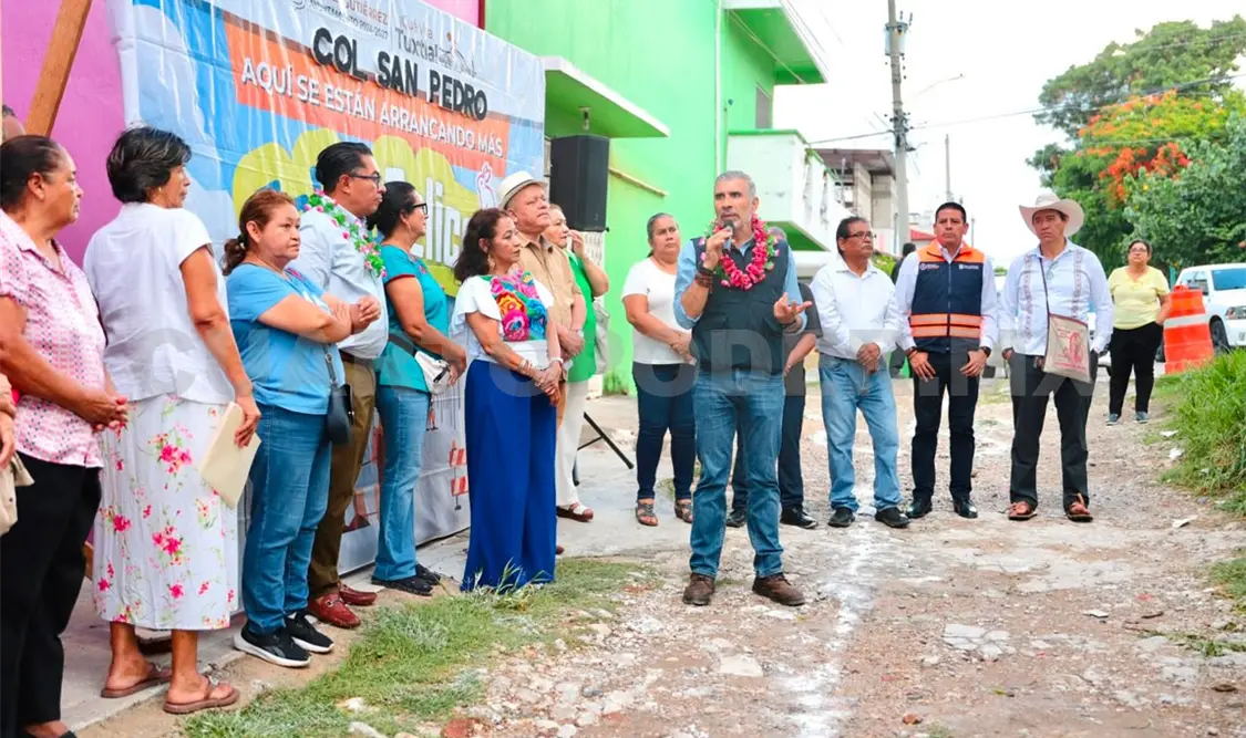 Ángel Torres informó que esta obra mejorará la movilidad, imagen urbana y brindará mayor seguridad. Cortesía