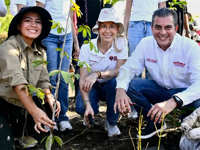 Yazm&iacute;n Ram&iacute;rez y Melgar promueven reforestaci&oacute;n