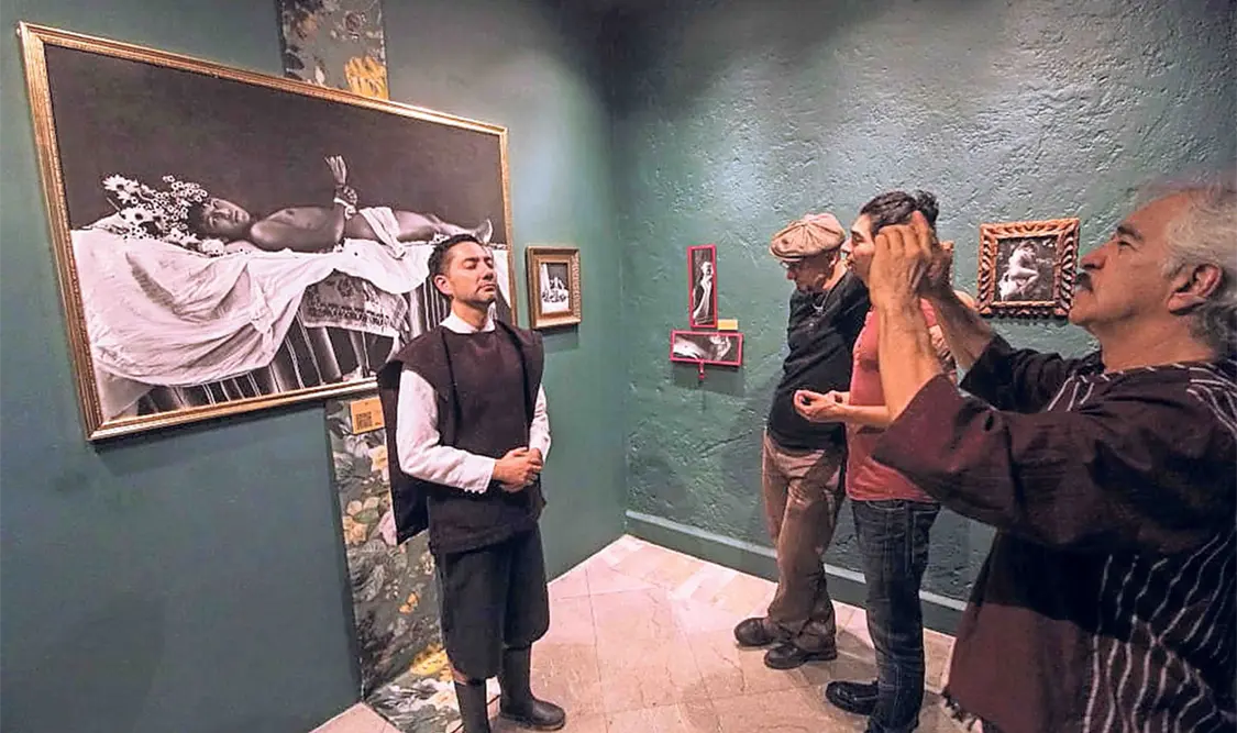 La exhibición reúne tres proyectos distintos. Cortesía