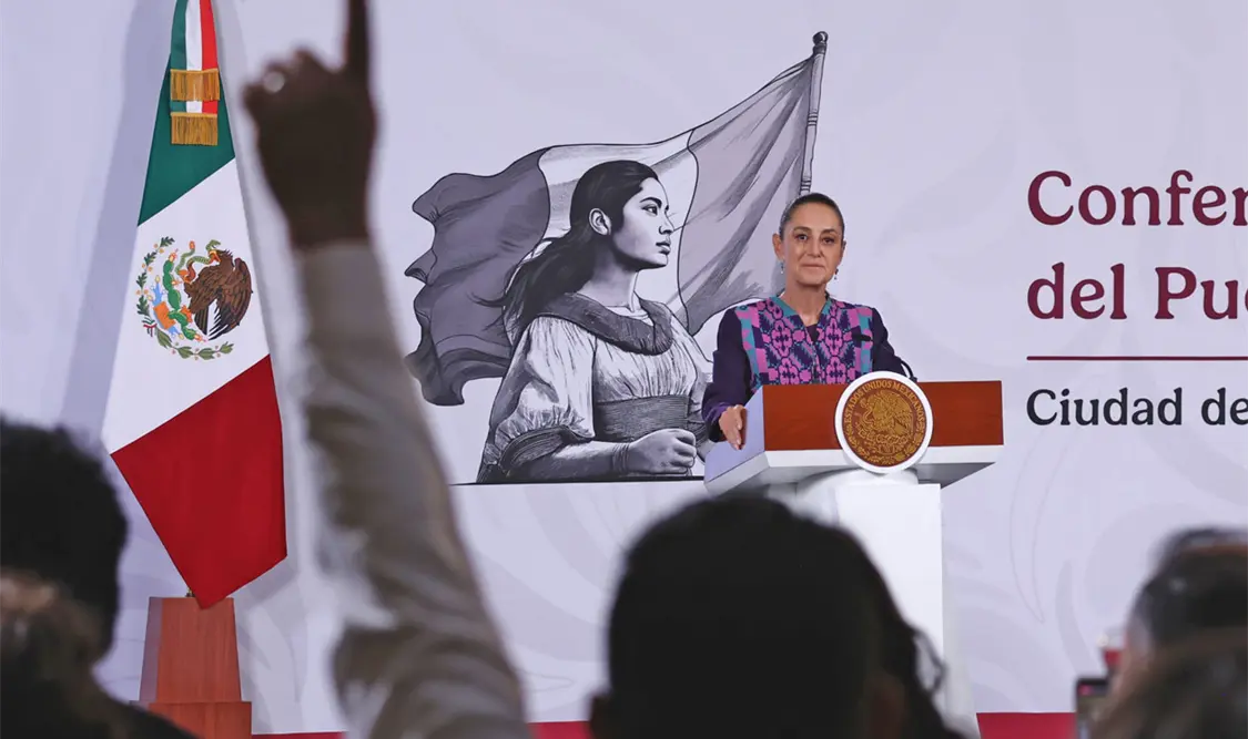 Claudia pide a la ONU nuevos expertos para el caso Ayotzinapa. Cortesía