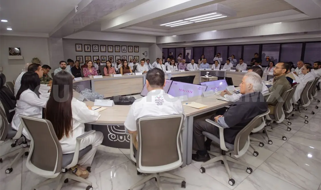 Se revisaron las acciones de coordinación encaminadas a fortalecer la universalización de los servicios de salud. CP