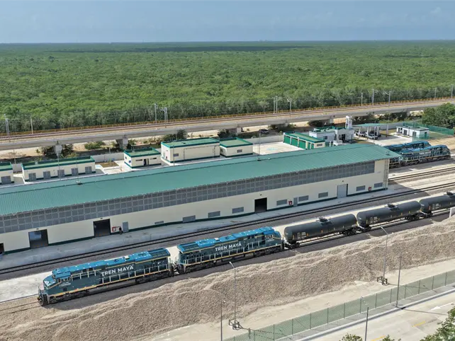 Llegarán las primeras 12 locomotoras del Tren Maya Llegarán las primeras 12 locomotoras del Tren Maya